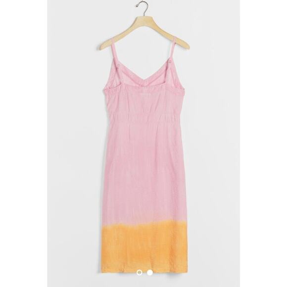 NWT Anthropologie Soleil Mini Dress in Creamsicle sz S - Picture 2 of 9